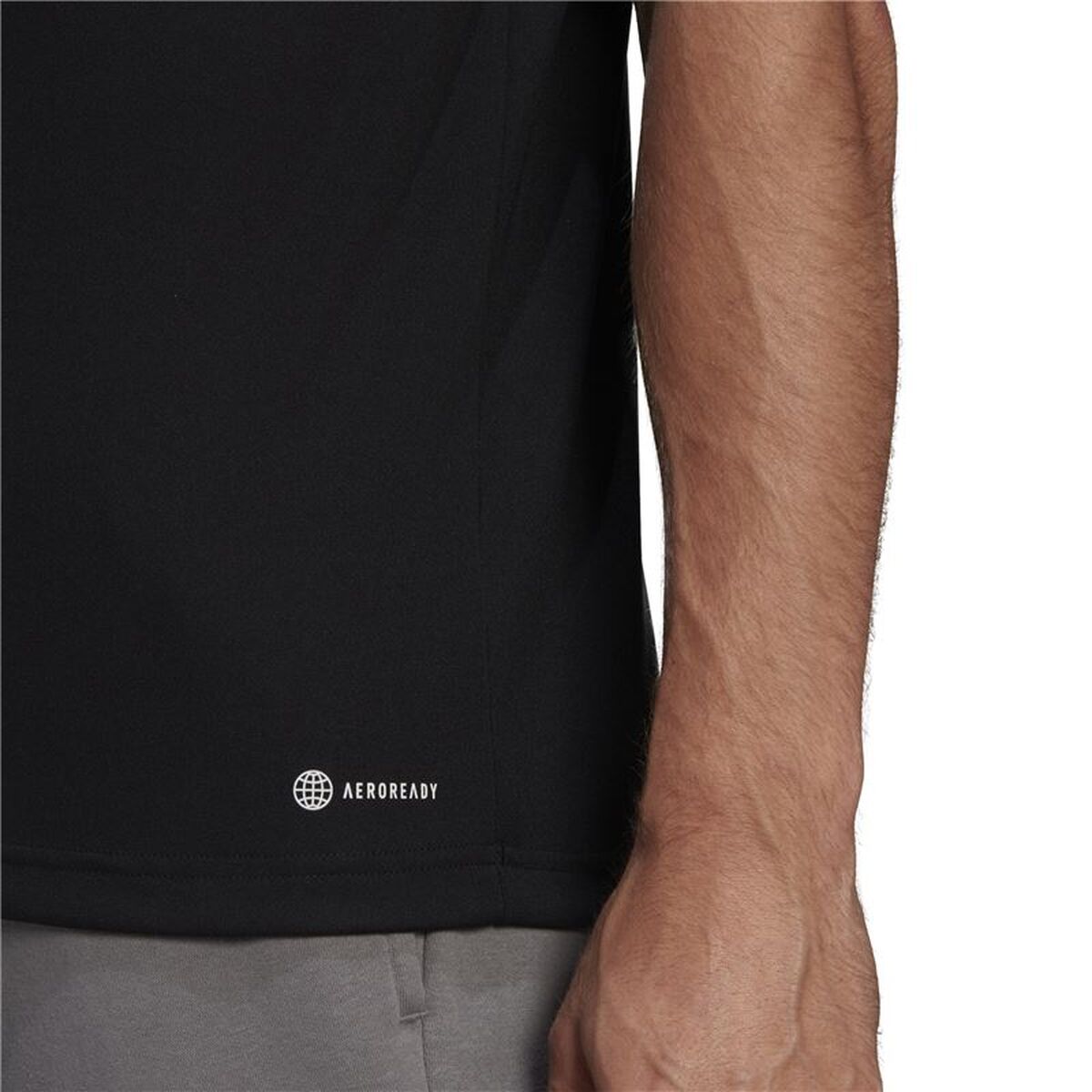 Men’s Short Sleeve Polo Shirt Adidas HB5328 Black 3XL