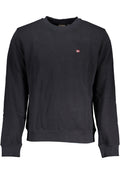 NAPAPIJRI MEN'S BLACK ZIPLESS SWEATSHIRT